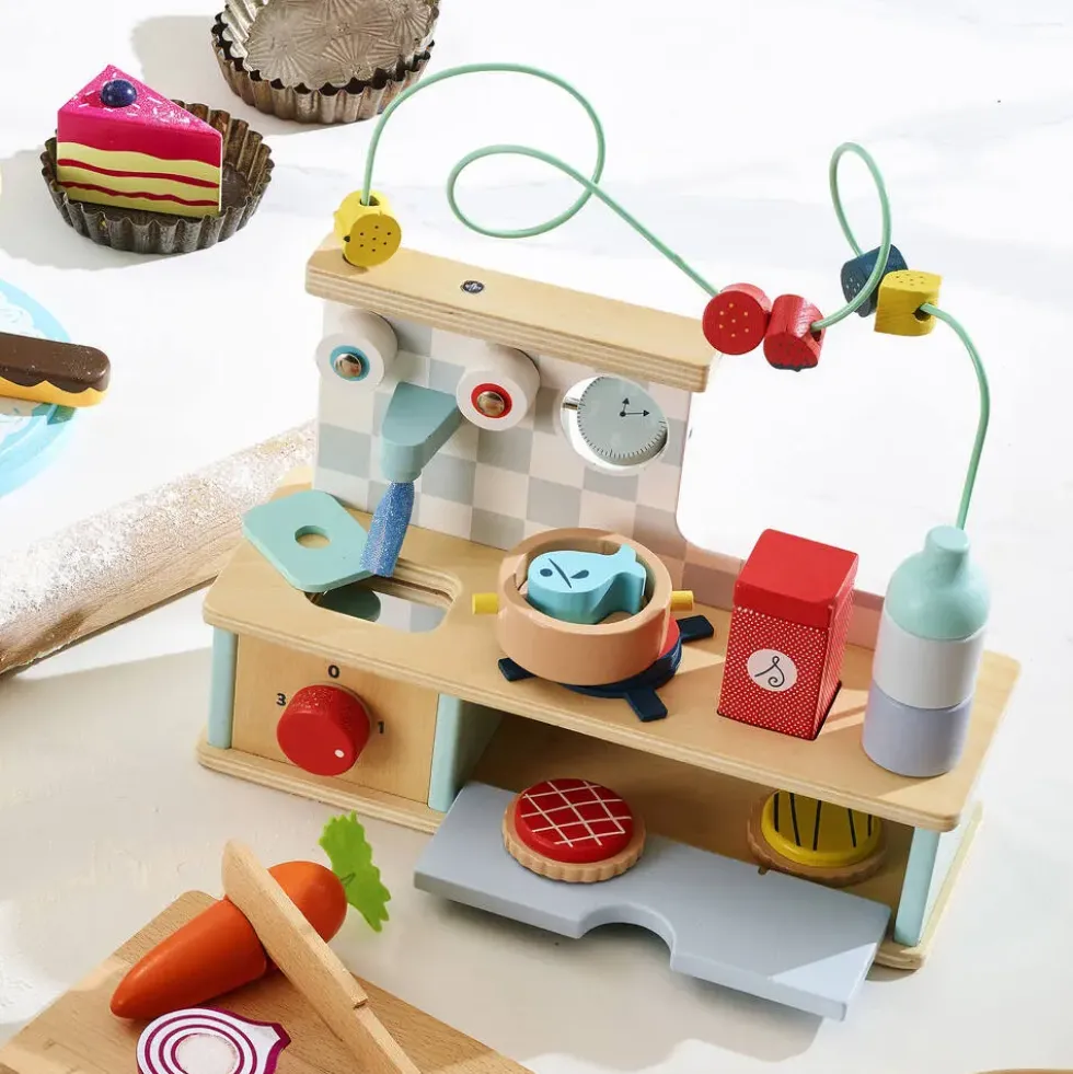 CUISINE D'EVEIL MULTI-ACTIVITES EN BOIS