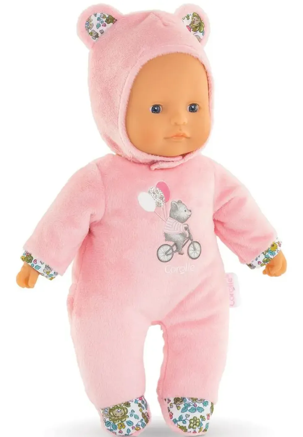 CŒUR OURS ROSE - COROLLE MON DOUDOU