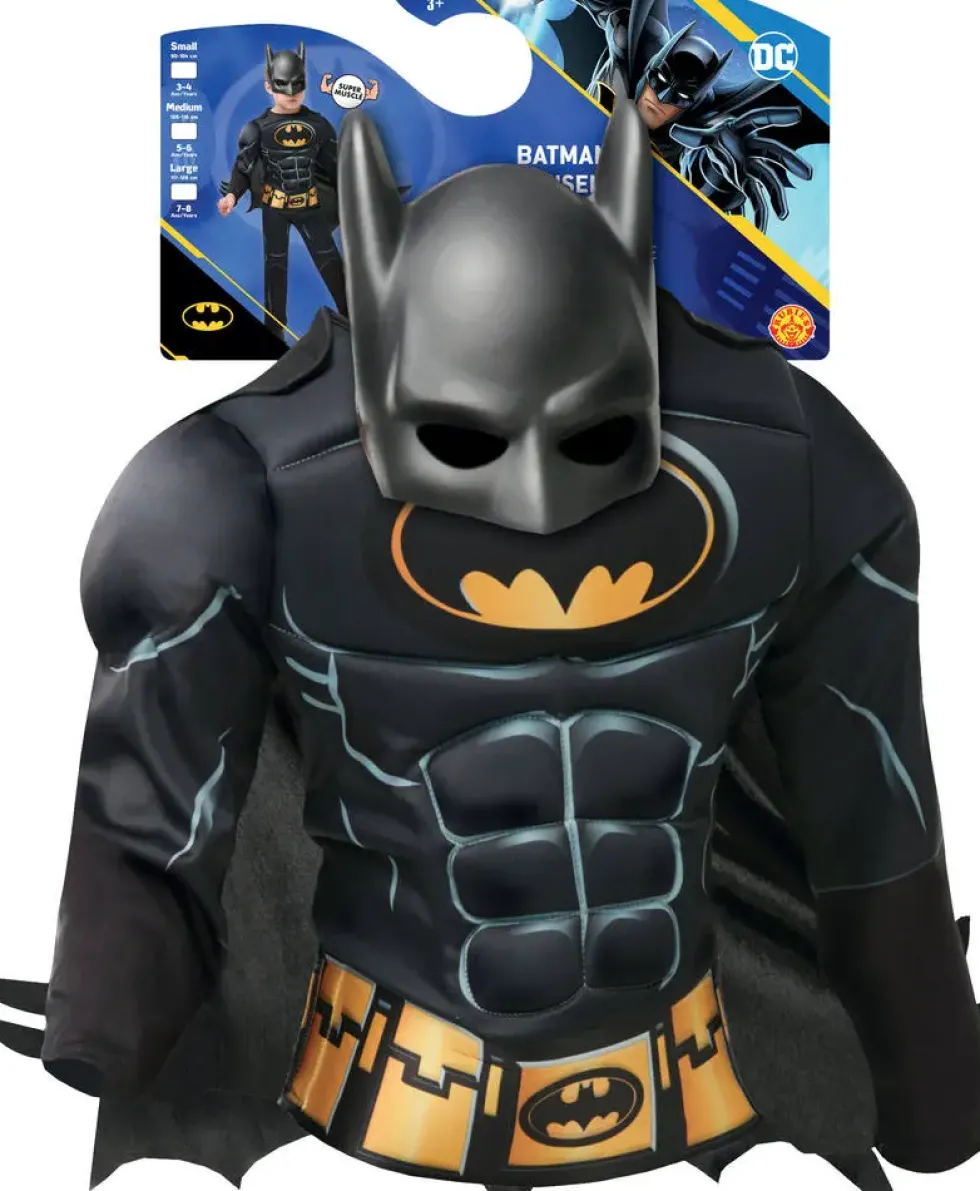 DC COMICS BATMAN - DEGUISEMENT LUXE - TAILLE M 5-6 ANS