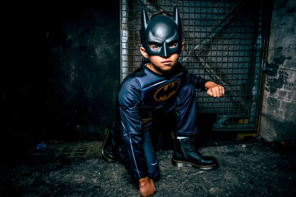 DC COMICS BATMAN - DEGUISEMENT LUXE - TAILLE M 5-6 ANS