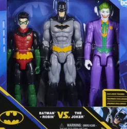 DC COMICS BATMAN - FIGURINES PACK BATMAN ROBIN LE JOKER 30 CM