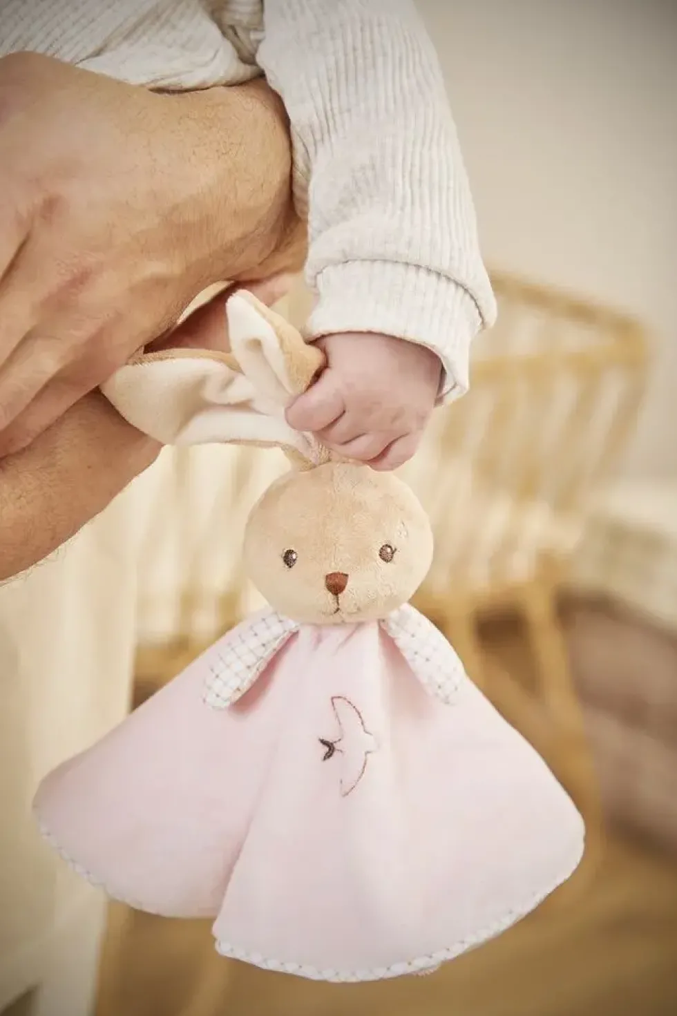 DD LAPIN ROND ROSE