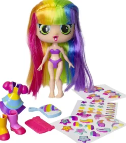DECORA GIRLZ - MINI POUPEE FASHION A PERSONNALISER - DECORA