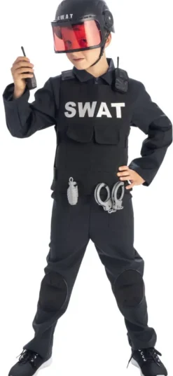 DEGUISEMENT AGENT DU SWAT TAILLE 5-7 ANS