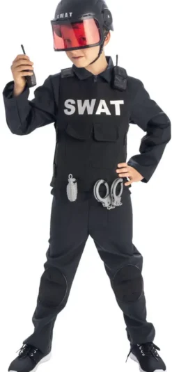 DEGUISEMENT AGENT DU SWAT TAILLE 8-10 ANS