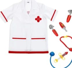 DEGUISEMENT BLOUSE DOCTEUR ET ACCESSOIRES