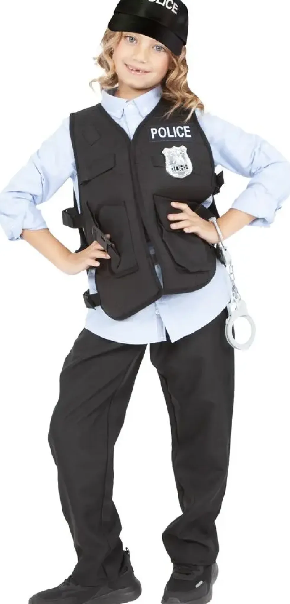 DEGUISEMENT ET ACCESSOIRES POLICIER TAILLE 5-8 ANS