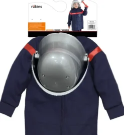 DEGUISEMENT ET ACCESSOIRES POMPIER FRANCAIS - TAILLE 5-8 ANS