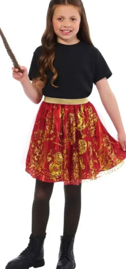 DEGUISEMENT JUPE TUTU ET BAGUETTE GRYFFONDOR TAILLE UNIQUE 5-8 ANS