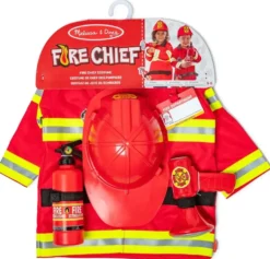 DEGUISEMENT POMPIER+ ACCESSOIRES TAILLE 3-6 ANS
