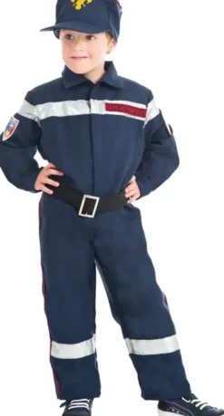 DEGUISEMENT POMPIER ENFANT 2 PIECES TAILLE 128 CM