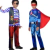 DEGUISEMENT REVERSIBLE SUPER-HEROS - PIRATE TAILLE 3-4 ANS