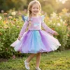 DEGUISEMENT ROBE LICORNE TAILLE 5-7 ANS