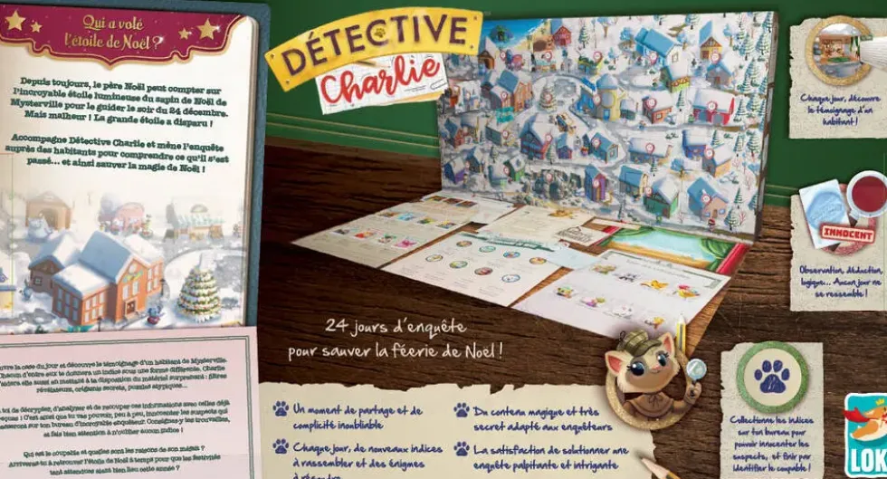 DETECTIVE CHARLIE : CALENDRIER DE L'AVENT