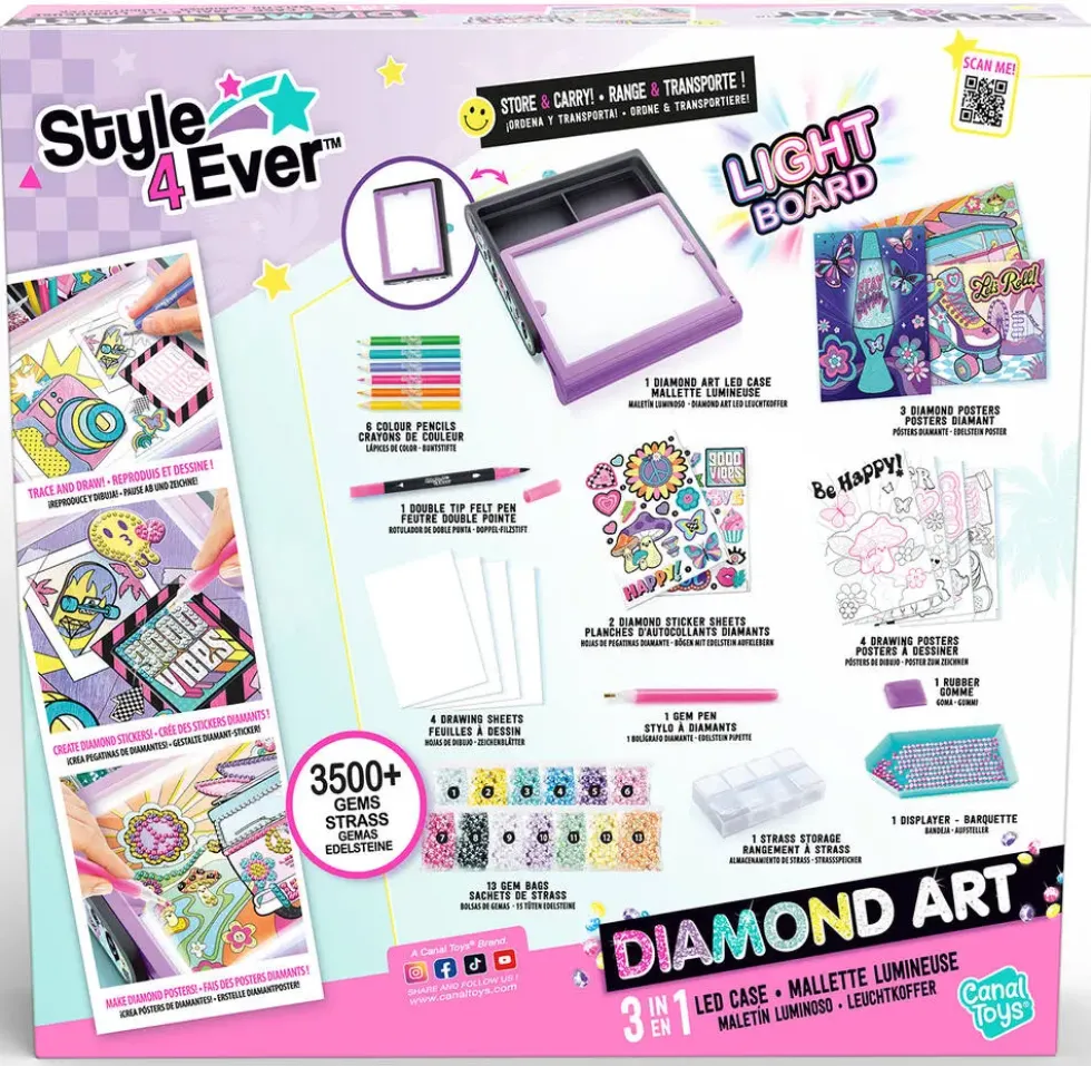 DIAMANT'ART MALLETTE LED 3 EN 1