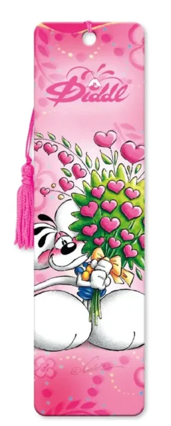 DIDDL COEUR - MARQUE-PAGE 3D LENTICULAIRE