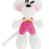 DIDDL - PELUCHE EN SALOPETTE ROSE 30CM