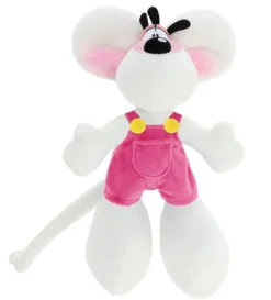 DIDDL - PELUCHE EN SALOPETTE ROSE 30CM
