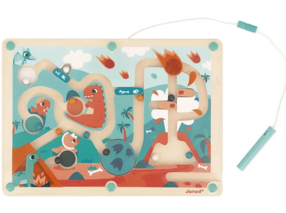 DINO - LABYRINTHE A BILLES MAGNETIQUE