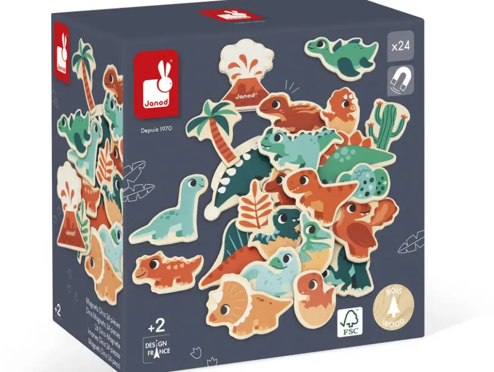 DINO - MAGNETS DINO 24 PIECES
