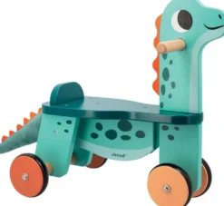 DINO - PORTEUR PORTOSAURUS EN BOIS