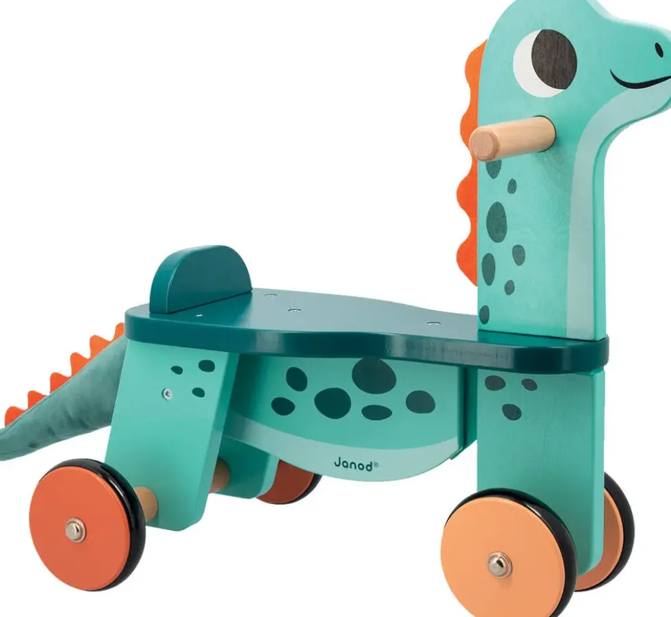 DINO - PORTEUR PORTOSAURUS EN BOIS
