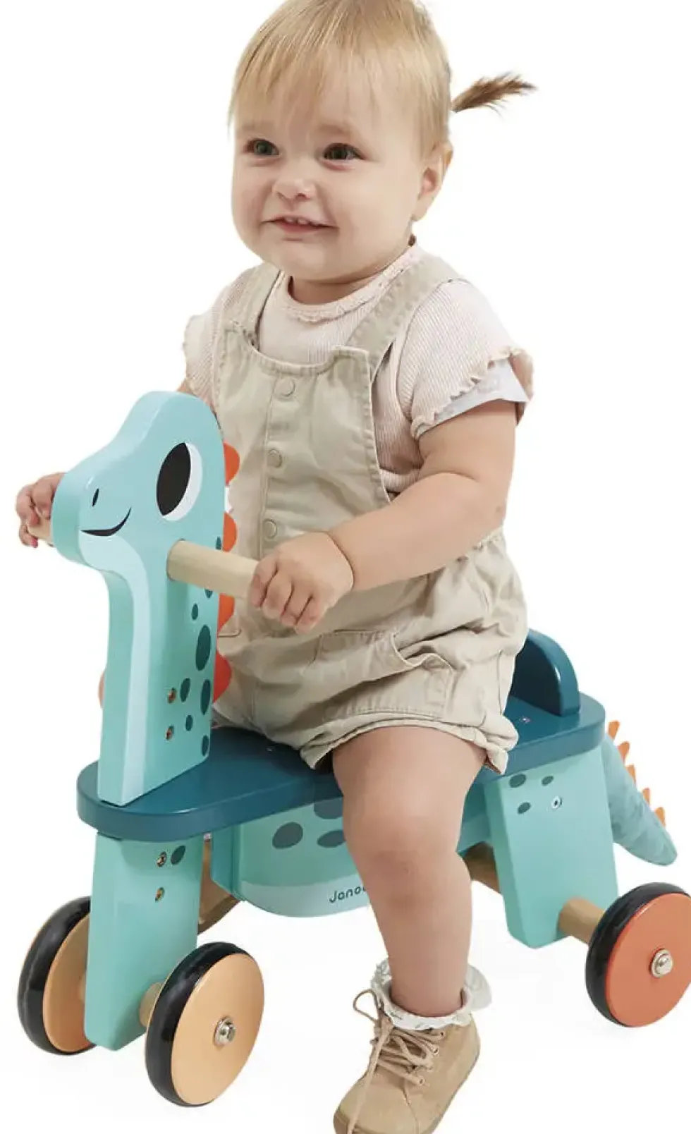 DINO - PORTEUR PORTOSAURUS EN BOIS