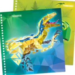 DINOSART CARNET DE STICKERS PAR NUMEROS