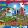 DINOSAURS DINOSAURES PUZZLE 100 PIECES SAICHANIA MINI