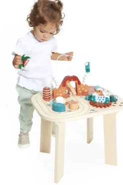 DINO - TABLE D'ACTIVITES DINO EN BOIS