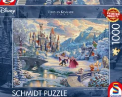 DISNEY - LA BELLE ET LA BETE- ENCHANTEMENT D'HIVER 1000 PIECES