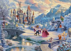 DISNEY - LA BELLE ET LA BETE- ENCHANTEMENT D'HIVER 1000 PIECES