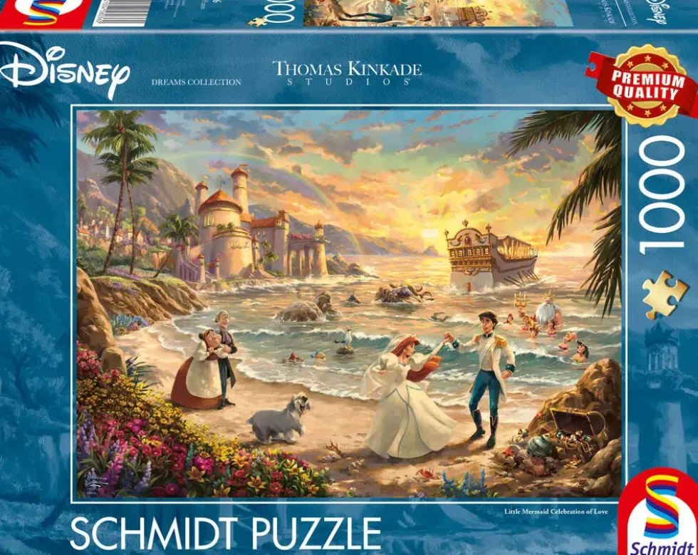 DISNEY - LA PETITE SIRENE - PUZZLE CELEBRE L'AMOUR 1000 PIECES
