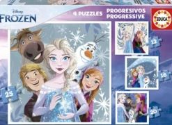 DISNEY - LA REINE DES NEIGES - PUZZLE PROGRESSIF - 12 - 16 - 20 - 25 PIECES