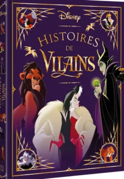 DISNEY - LIVRE - LES CHEFS D'OEUVRE -HISTOIRES DE VILAINS