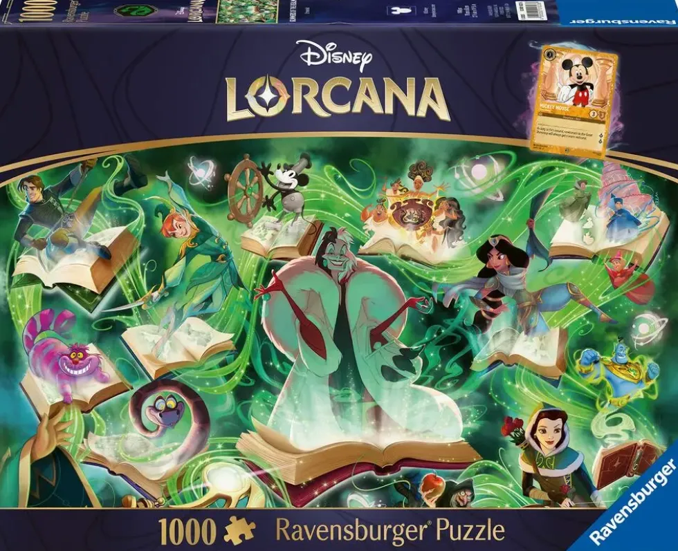 DISNEY LORCANA- PUZZLE 1000 PIECES - EMERALD