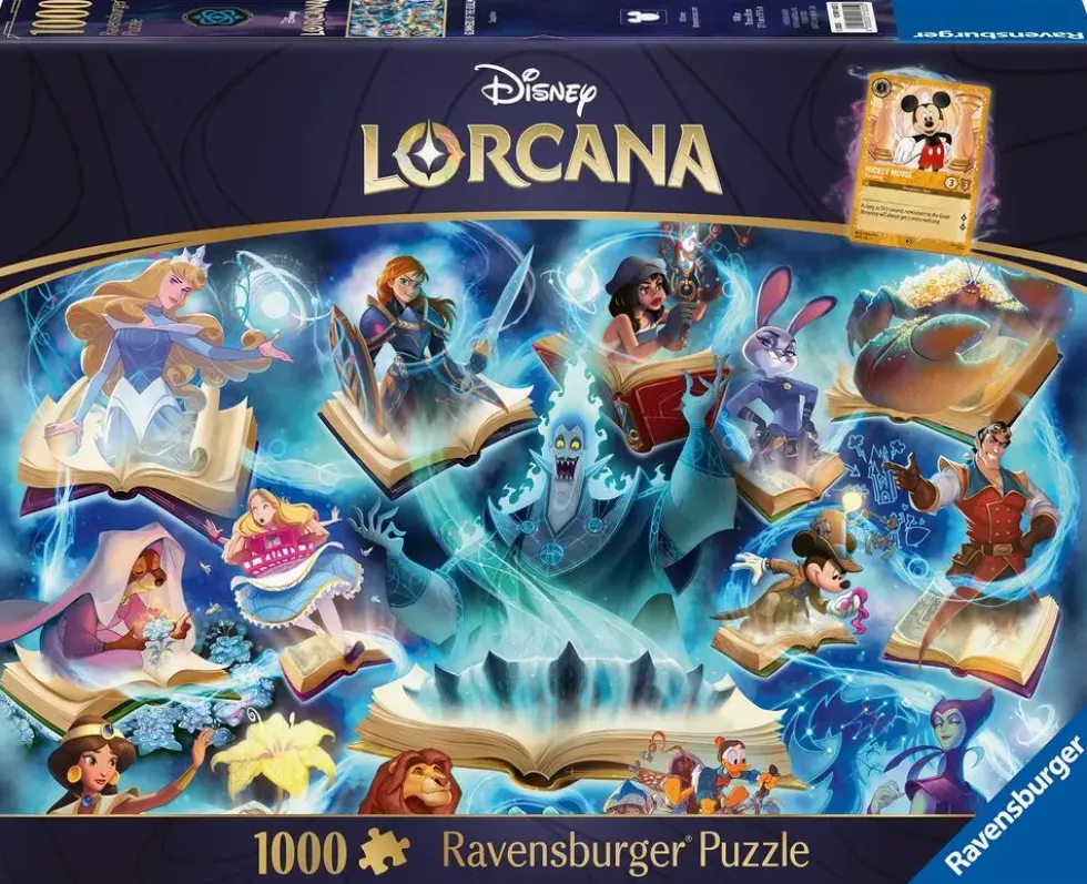 DISNEY LORCANA - PUZZLE 1000 PIECES - SAPPHIRE