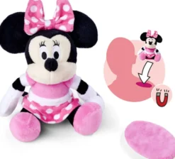 DISNEY - PELUCHE MINNIE AIMANTEE EPAULE 12 CM