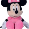 DISNEY - PELUCHE MINNIE ROBE ROSE 25 CM