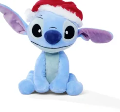 DISNEY - PELUCHE STITCH AVEC CHAPEAU DE NOEL 25 CM
