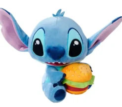 DISNEY - PELUCHE STITCH AVEC HAMBURGER 25 CM