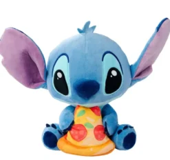 DISNEY - PELUCHE STITCH AVEC PIZZA 25 CM