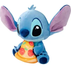 DISNEY - PELUCHE STITCH AVEC PIZZA 25 CM
