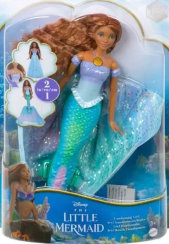 DISNEY - POUPEE ARIEL SIRENE 2 EN 1