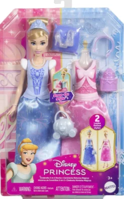 DISNEY PRINCESS - CENDRILLON POUPEE ET TENUES