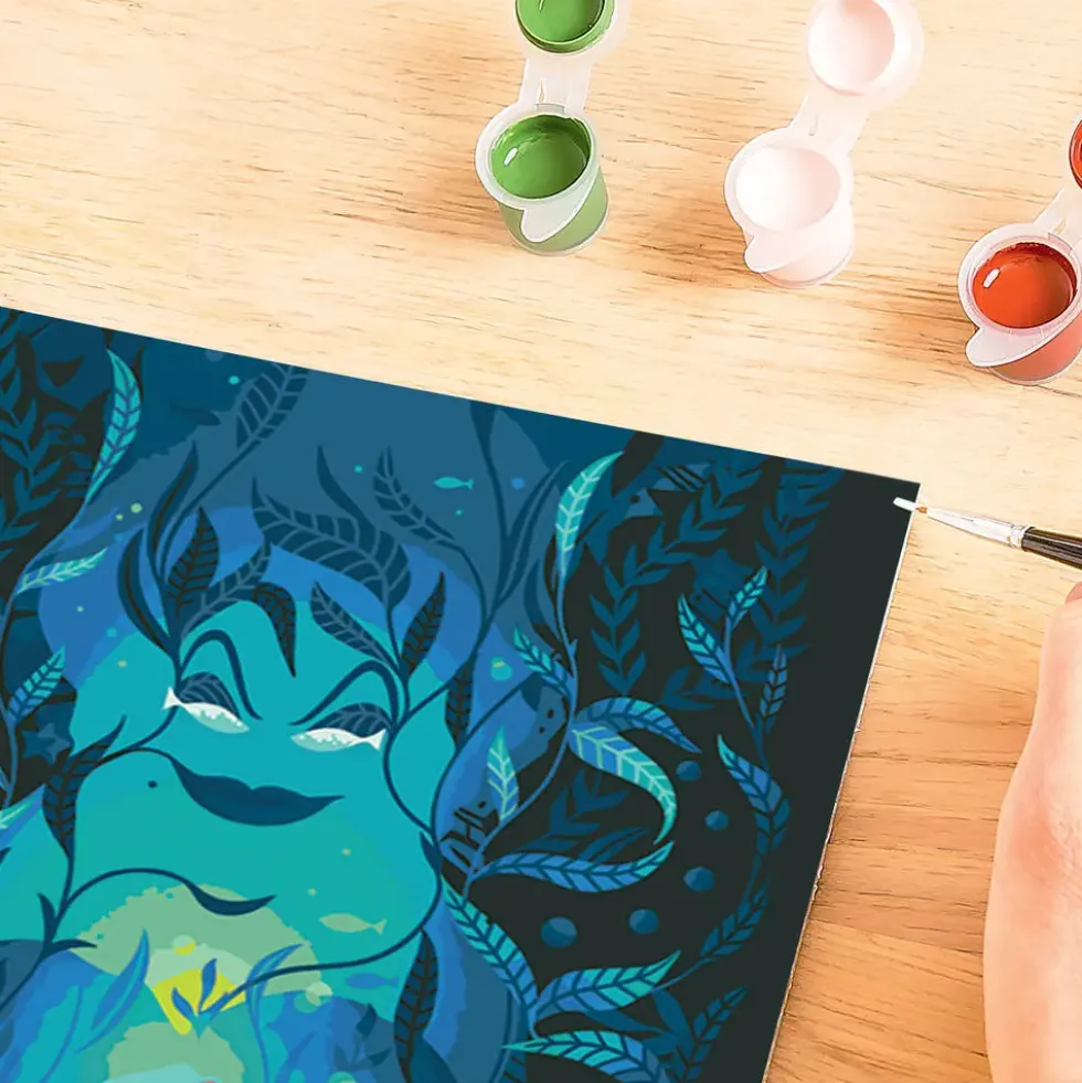 DISNEY PRINCESS - CREART 30X40CM ARIEL ET URSULA