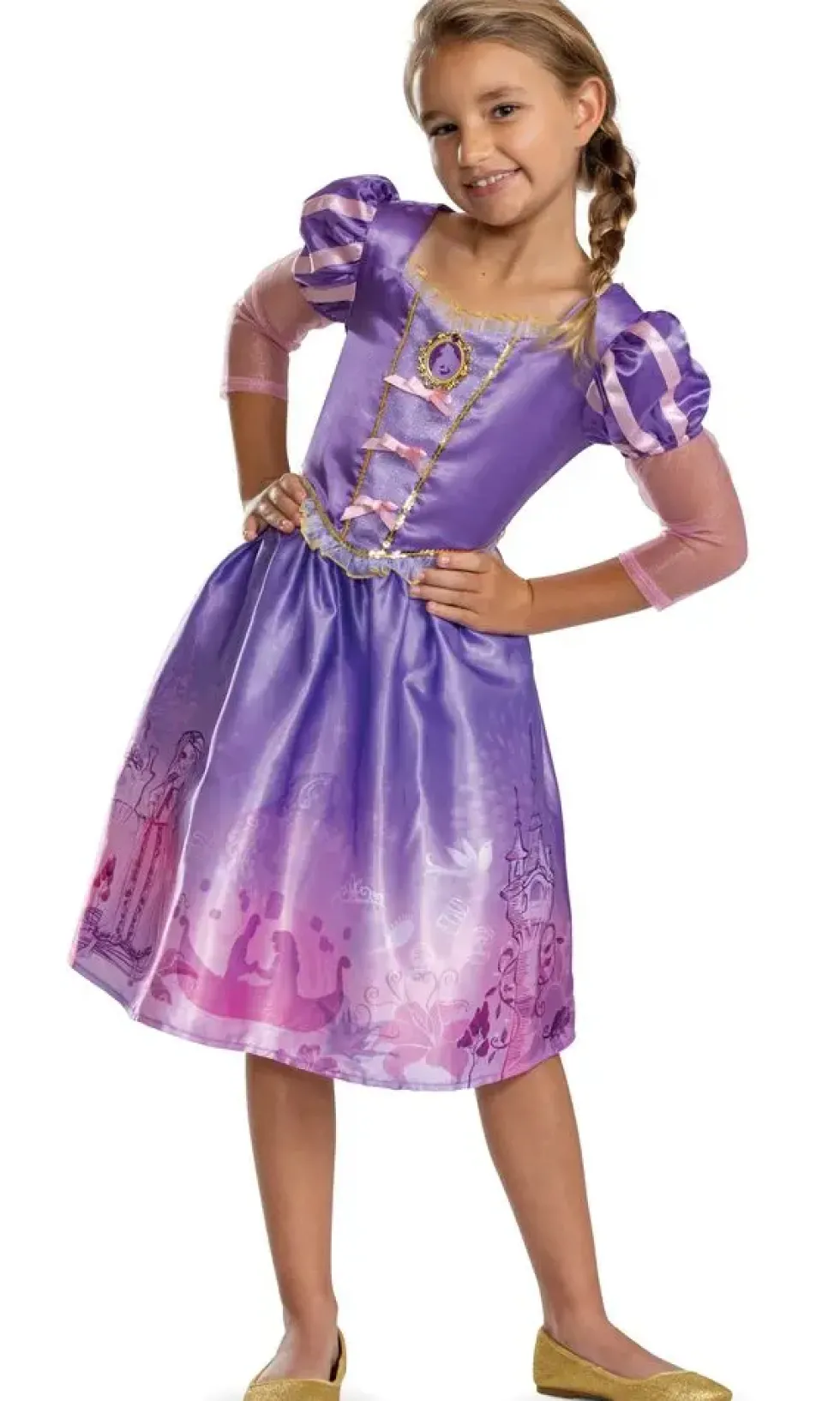 DISNEY PRINCESS - DEGUISEMENT RAIPONCE TAILLE5-6 ANS