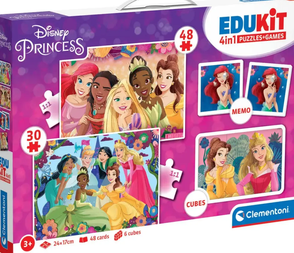DISNEY PRINCESS - EDUKIT 4 EN 1
