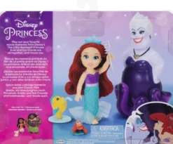 DISNEY PRINCESSES - ARIEL - COFFRET POUPEE ARIEL ET URSULA