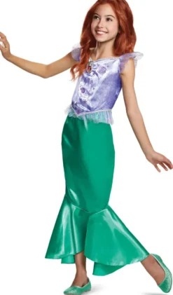 DISNEY PRINCESSES - ARIEL - DEGUISEMENT CLASSIC TAILLE 7-8 ANS
